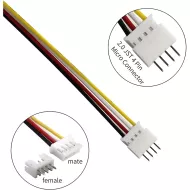 JST PH 4 Pin Male Female Connector 20cm Cable