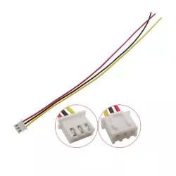 JST XH 2.54mm Pitch 3pin Female Connector Cable Wire 20cm 26AWG