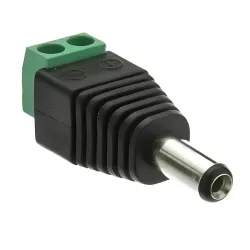 Αντάπτορας Τροφοδοσίας DC Αρσενικός 5.5x2.1mm Με Κλέμα
