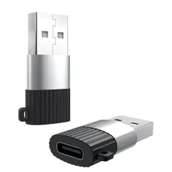 Αντάπτορας Type-C Σε USB 2.0 Μεταλλικός Μαύρος XO NB149-E
