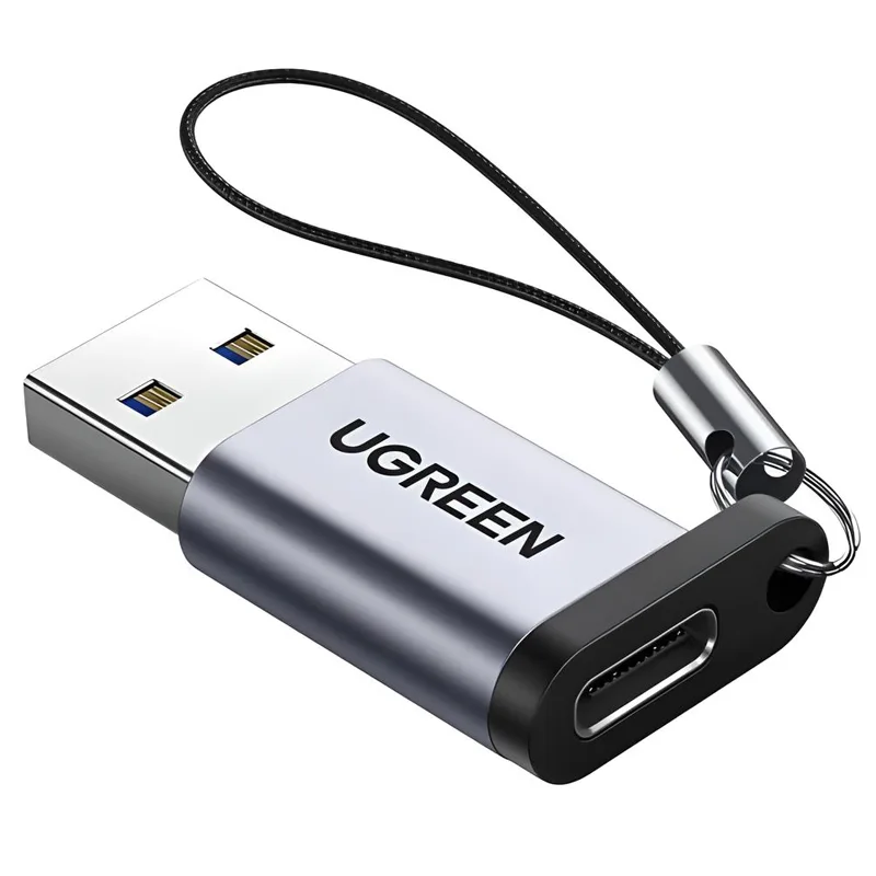 Αντάπτορας USB 3.0 Αρσενικό Σε USB-C 3.1 Θηλυκό Γκρι UGREEN US276 50533 Αντάπτορας USB 3.0 Αρσενικό Σε USB-C 3.1 Θηλυκό Γκρι UGREEN US276 50533
