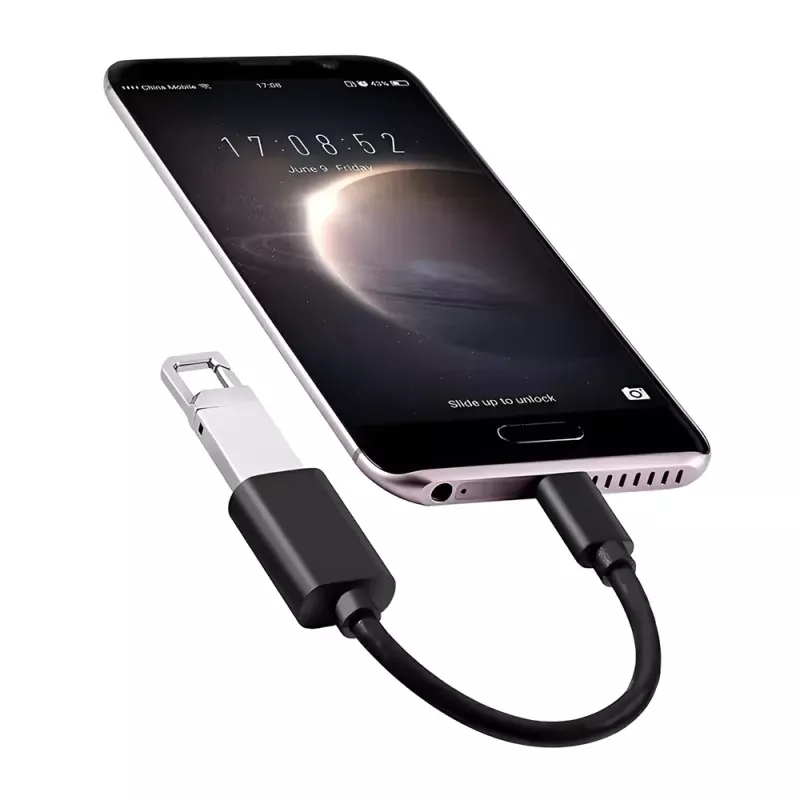 Αντάπτορας USB-C Σε USB 3.0 Μαύρο OTG 5Gbps