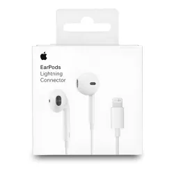 Handsfrree Ακουστικά EarPods Handsfree Lightning Λευκά Apple MWTY3ZM/A