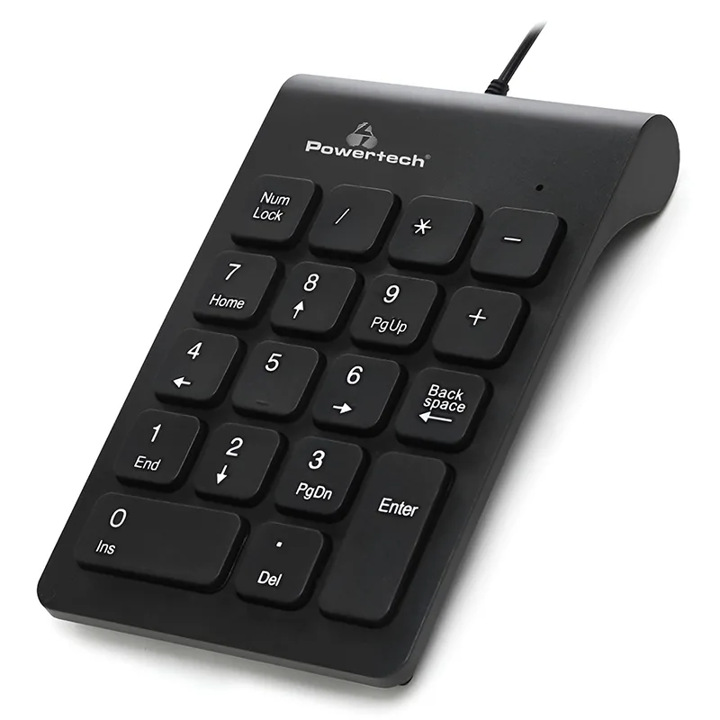 Αριθμητικό Πληκτρολόγιο Μαύρο USB Numeric Keypad Black Powertech PT-938