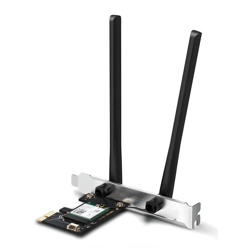 Ασύρματη Κάρτα Wi-Fi 6 & Bluetooth 5.3 PCIe 2402Mbps Mercusys MA80XE Ασύρματη Κάρτα Wi-Fi 6 & Bluetooth 5.3 PCIe 2402Mbps Mercusys MA80XE