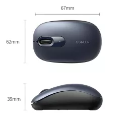 Ασύρματο Εργονομικό Ποντίκι 2.4GHz Μπλε UGREEN MU105 90550