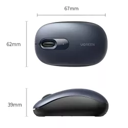 Ασύρματο Εργονομικό Ποντίκι 2.4GHz Μπλε UGREEN MU105 90550