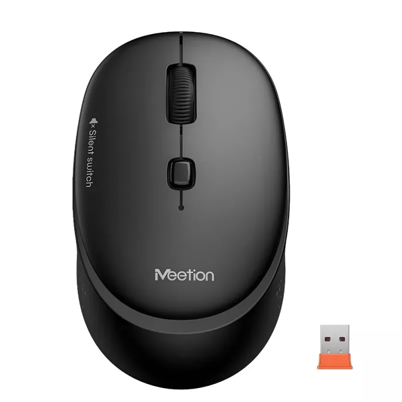 Ασύρματο Ποντίκι 2.4G Μαύρο 1600dpi Meetion MT-R571