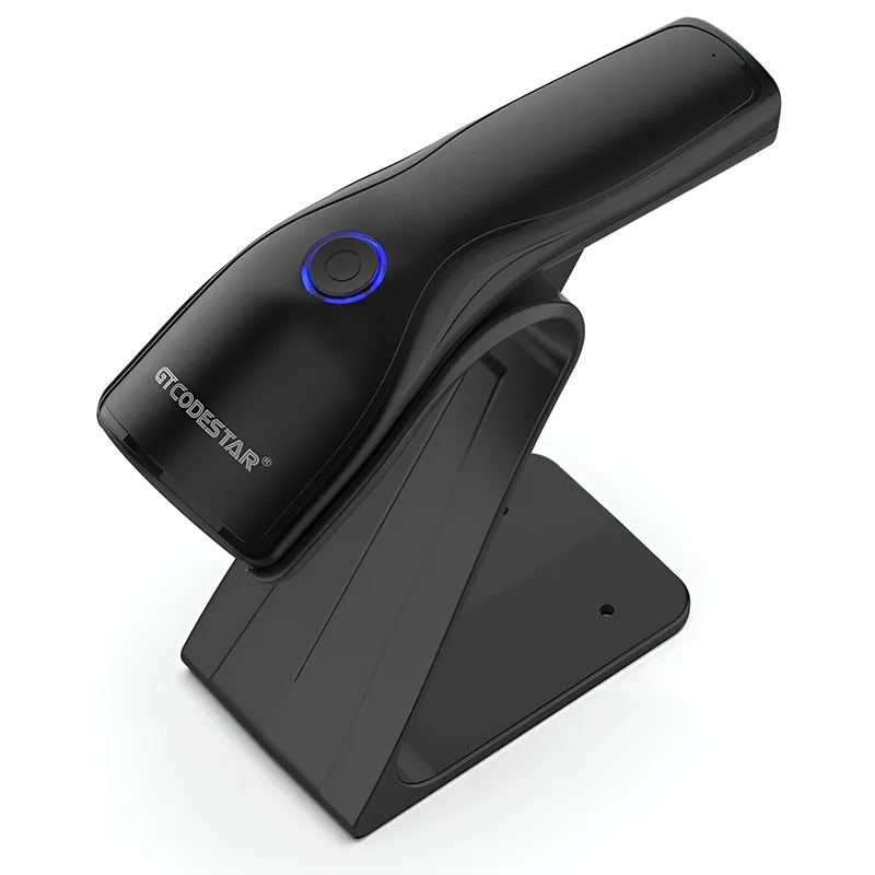 Barcode Scanner 1D & 2D Ενσύρματο & Ασύρματο Bluetooth Με Βάση 800mAh GTCODESTAR X-9200L