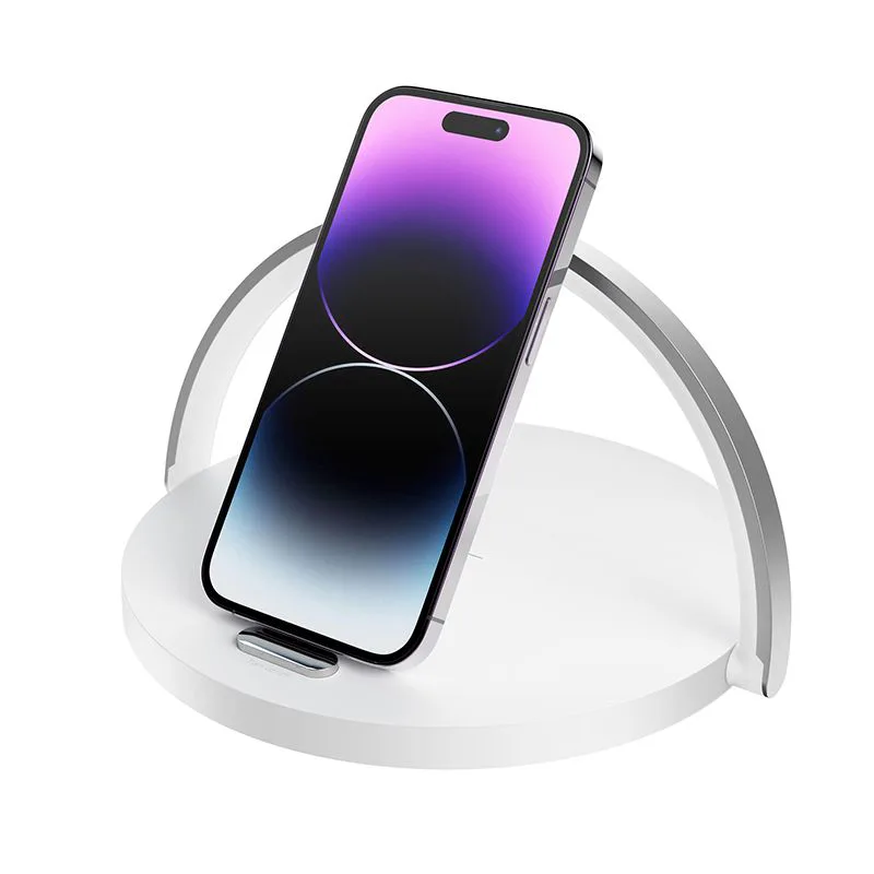 Βάση Ασύρματης Φόρτισης Κινητού 15W με Φωτισμό Wireless Charging XO WX030