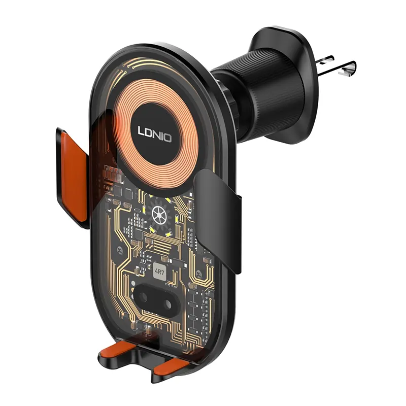 Βάση Αυτοκινήτου Smartphone Μαύρη Ασύρματη Φόρτιση 15W LDNIO MA30 Βάση Αυτοκινήτου Smartphone Μαύρη Ασύρματη Φόρτιση 15W LDNIO MA30