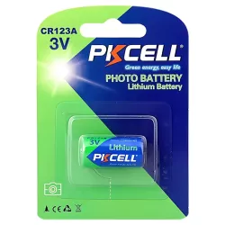 Μπαταρία Λιθίου CR123A 3V Pkcell