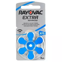 Μπαταρίες Ακουστικών Μέγεθος 675 1.45V 6τμχ Rayovac Extra Advanced RAY22574037