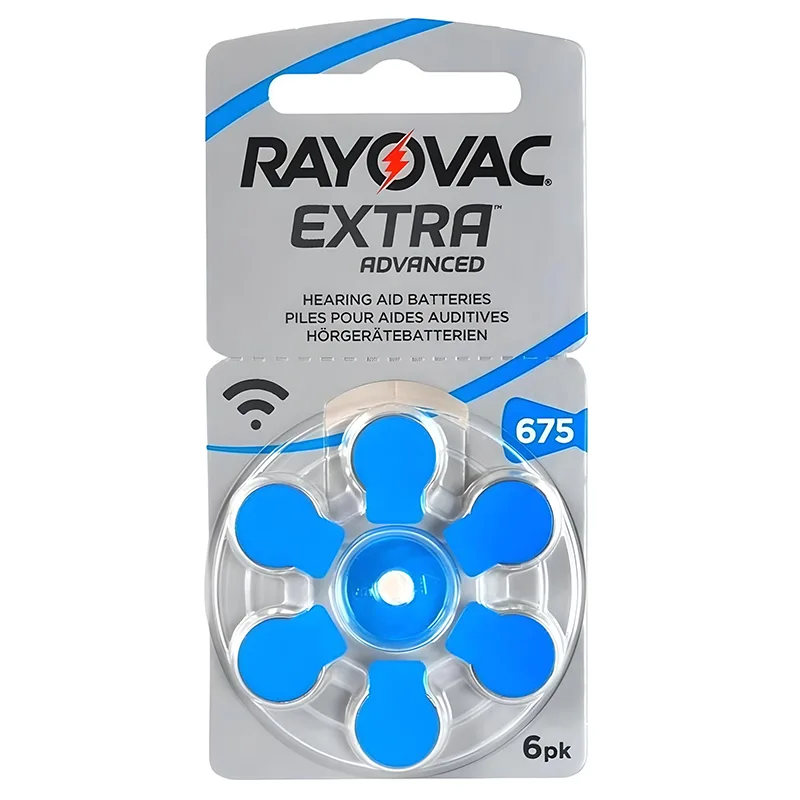 Μπαταρίες Βαρηκοΐας 675 1.45V 6τμχ Rayovac Extra Advanced Μπαταρίες Βαρηκοΐας 675 1.45V 6τμχ Rayovac Extra Advanced