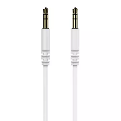 Καλώδιο Ήχου 3.5mm AU-01 AUX 1m Λευκό Τύπου TPE Celebrat