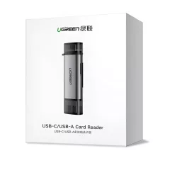 Card Reader USB-C/USB 3.0 SD/TF Γκρι UGREEN CM185 50706