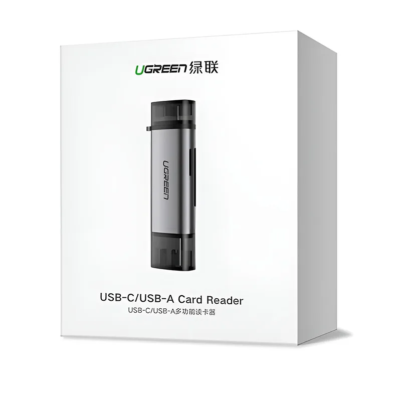 Card Reader USB-C/USB 3.0 SD/TF Γκρι UGREEN CM185 50706