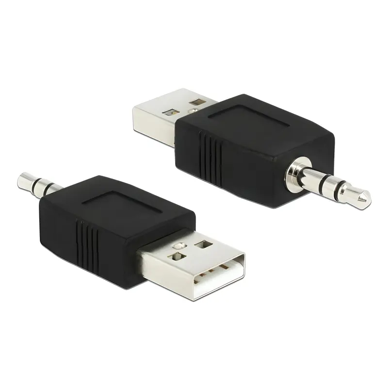 Αντάπτορας USB Σε Jack 3.5mm 66069 Μαύρος Για Φόρτιση DELOCK Αντάπτορας USB Σε Jack 3.5mm 66069 Μαύρος Για Φόρτιση DELOCK