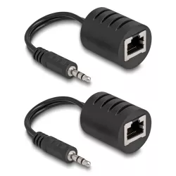 Audio Extender 3.5mm Σε 3.5mm Μέσω RJ45 Έως 50m 87858 DELOCK