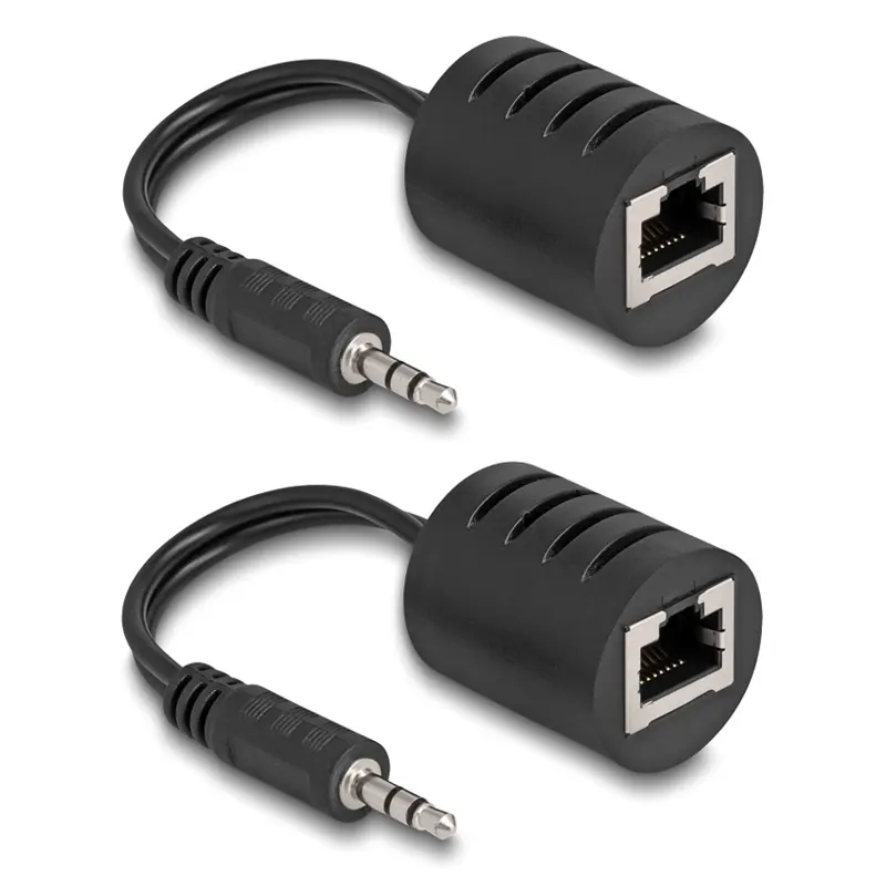 Audio Extender 3.5mm Σε 3.5mm Μέσω RJ45 Έως 50m 87858 DELOCK Audio Extender 3.5mm Σε 3.5mm Μέσω RJ45 Έως 50m 87858 DELOCK