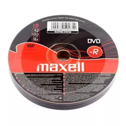 DVD-R 4.7GB/120min 16x Spindle Pack 10τμχ Maxell
