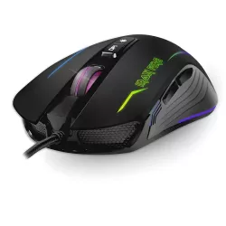Ενσύρματο Gaming Ποντίκι Μαύρο RGB 3200DPI 7 Πλήκτρων NOD Iron Fire