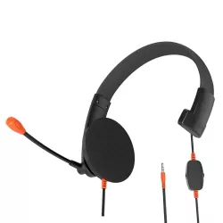 Ενσύρματο Headset Τηλεφωνίας 3.5mm Μαύρο Meetion HP002
