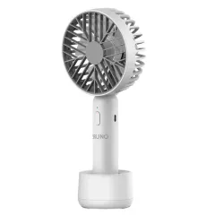 Φορητός Ανεμιστήρας Χειρός Επαναφορτιζόμενος Λευκός/Γκρι Bruno BRN-0229