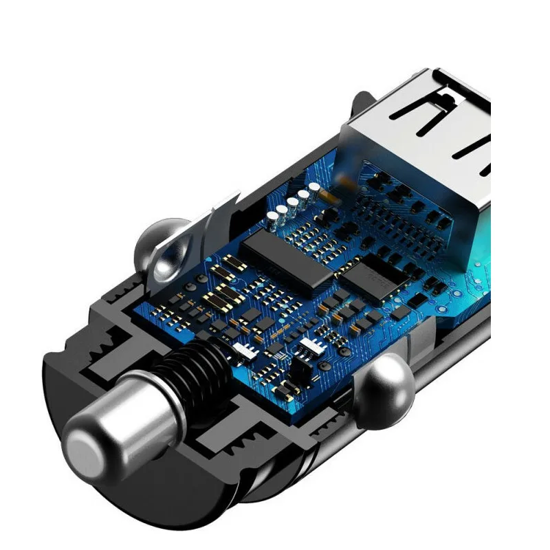 Φορτιστής Αυτοκινήτου 30W 5A 2xUSB Μαύρος Baseus CCALL-YD01 Φορτιστής Αυτοκινήτου 30W 5A 2xUSB Μαύρος Baseus CCALL-YD01