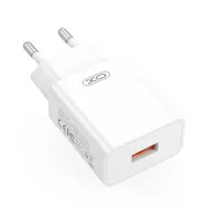 Φορτιστής Πρίζας XO L127 USB-A QC18W Quick Charge 3.0 Λευκός