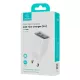 Φορτιστής Τοίχου Λευκός 30W USB-C & USB-A GaN Τεχνολογία USAMS US-CC229 Φορτιστής Τοίχου Λευκός 30W USB-C & USB-A GaN Τεχνολογία USAMS US-CC229
