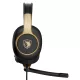Gaming Headset Μαύρο Χρυσό 3.5mm 40mm SADES UPOWER