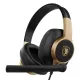 Gaming Headset Μαύρο Χρυσό 3.5mm 40mm SADES UPOWER