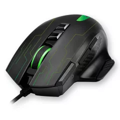 Gaming Ποντίκι RGB 3200 DPI Ενσύρματο Μαύρο Με 9 Πλήκτρα NOD Punisher