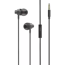 Handsfree Ακουστικά 3.5mm In-Ear Με Μικρόφωνο Γκρι LDNIO HP05