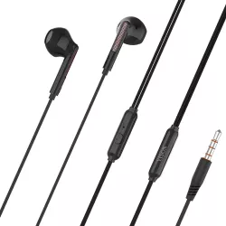 Handsfree Ακουστικά 3.5mm In-Ear Με Μικρόφωνο Μαύρα YISON X4
