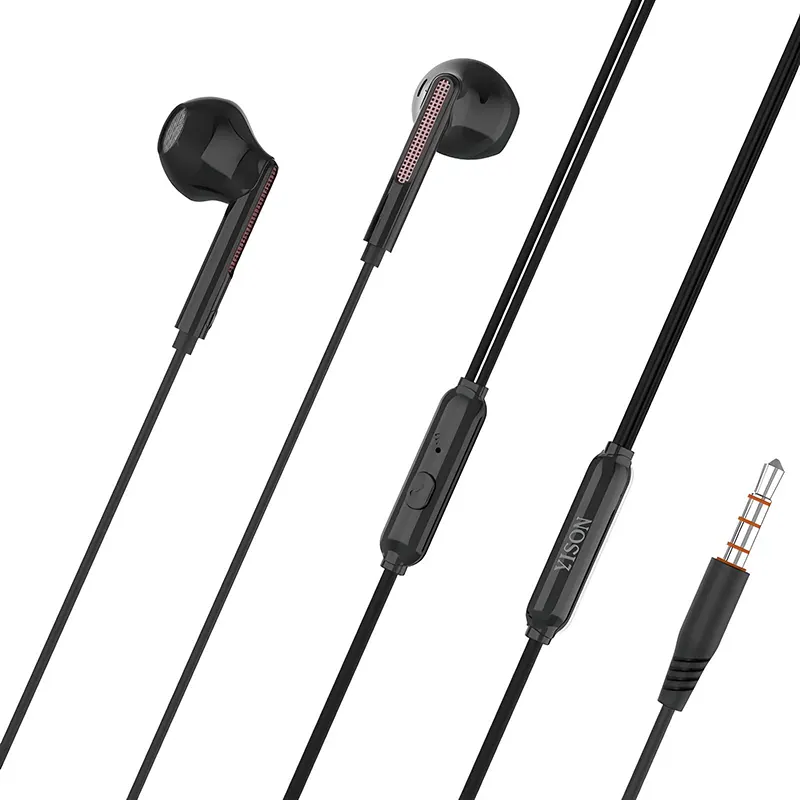 Handsfree Ακουστικά 3.5mm In-Ear Με Μικρόφωνο Μαύρα YISON X4 Handsfree Ακουστικά 3.5mm In-Ear Με Μικρόφωνο Μαύρα YISON X4