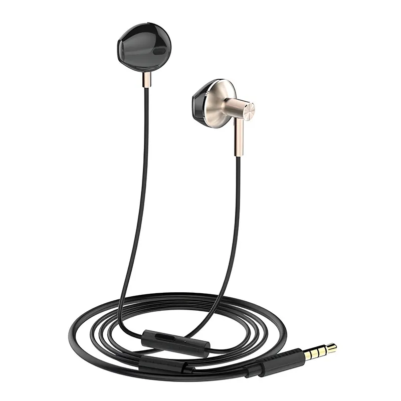 Handsfree Ακουστικά 3.5mm In-Ear Με Μικρόφωνο Ροζ-Χρυσό LDNIO HP09 Handsfree Ακουστικά 3.5mm In-Ear Με Μικρόφωνο Ροζ-Χρυσό LDNIO HP09