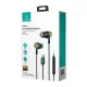 Handsfree Ακουστικά USB-C In-Ear Με Μικρόφωνο Πράσινα USAMS US-SJ482 Handsfree Ακουστικά USB-C In-Ear Με Μικρόφωνο Πράσινα USAMS US-SJ482