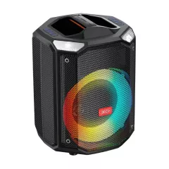 Ηχείο Bluetooth 40W Μαύρο 8" RGB Φωτισμός Και Τηλεχειριστήριο Wireless Karaoke Speaker XO F48