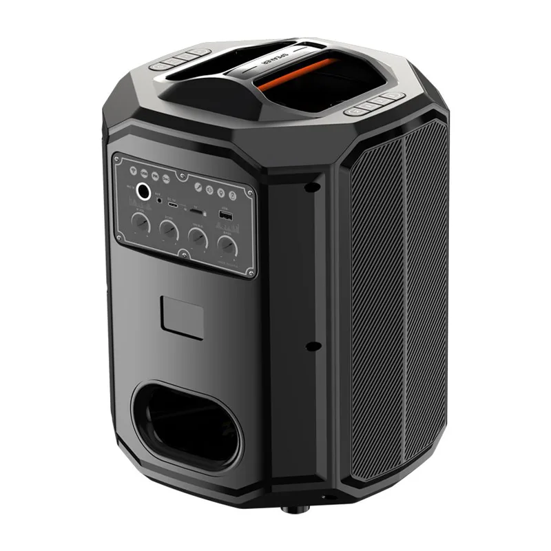 Ηχείο Karaoke Bluetooth 40W Μαύρο 8" RGB Φωτισμός Και Τηλεχειριστήριο Wireless Speaker XO F48