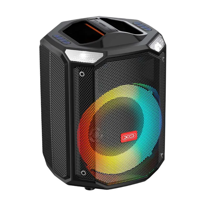 Ηχείο Karaoke Bluetooth 40W Μαύρο 8" RGB Φωτισμός Και Τηλεχειριστήριο Wireless Speaker XO F48