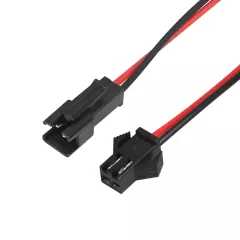 Καλώδιο 2-Pin JST SM Male-Female 14cm 20 AWG Κόκκινο Μαύρο