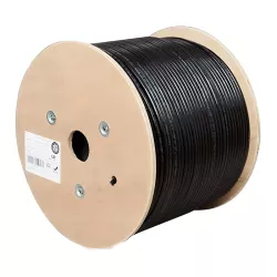 Καλώδιο Δικτύου Μαύρο CAT6 ATC-623 UTP PET 305m Εξωτερικό