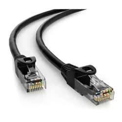 Καλώδιο Δικτύου Cat6 U/UTP 0.25m Μαύρο POWERTECH CAB-N401