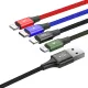 Καλώδιο Φόρτισης 3-Σε-1 USB To Lightning / Type-C / micro USB Cable 3.5A 1.2m Baseus CA1T4-A01