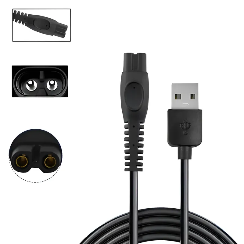 Καλώδιο Φόρτισης USB Σε Οχταράκι Για Ξυριστικές Philips Καλώδιο Φόρτισης USB Σε Οχταράκι Για Ξυριστικές Philips