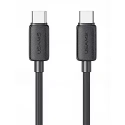Καλώδιο Φόρτισης USB-C Σε USB-C 60W 1m Μαύρο USAMS US-SJ691