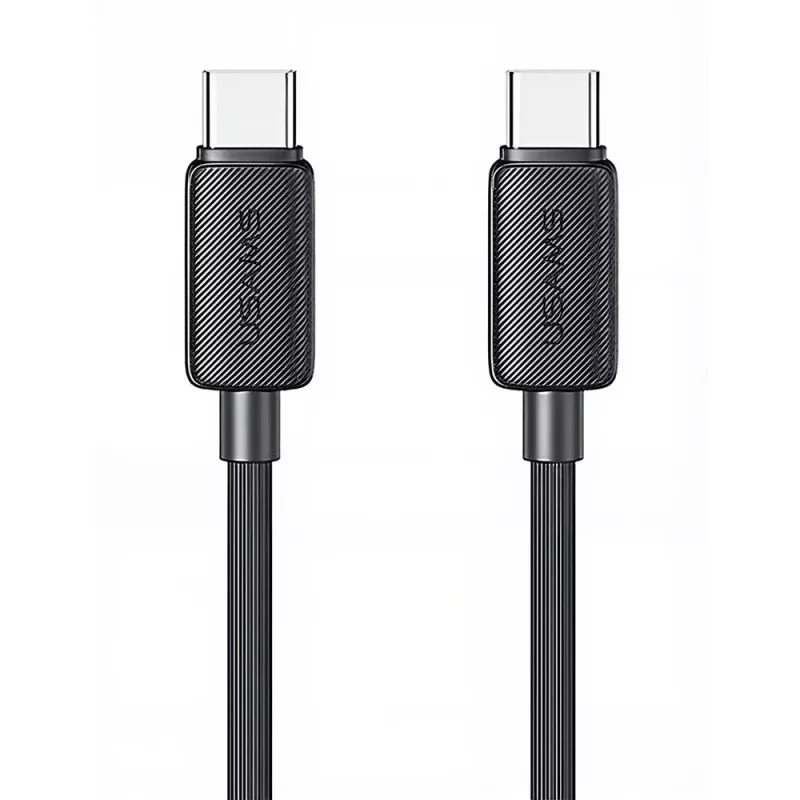 Καλώδιο Φόρτισης USB-C Σε USB-C 60W 1m Μαύρο USAMS US-SJ691