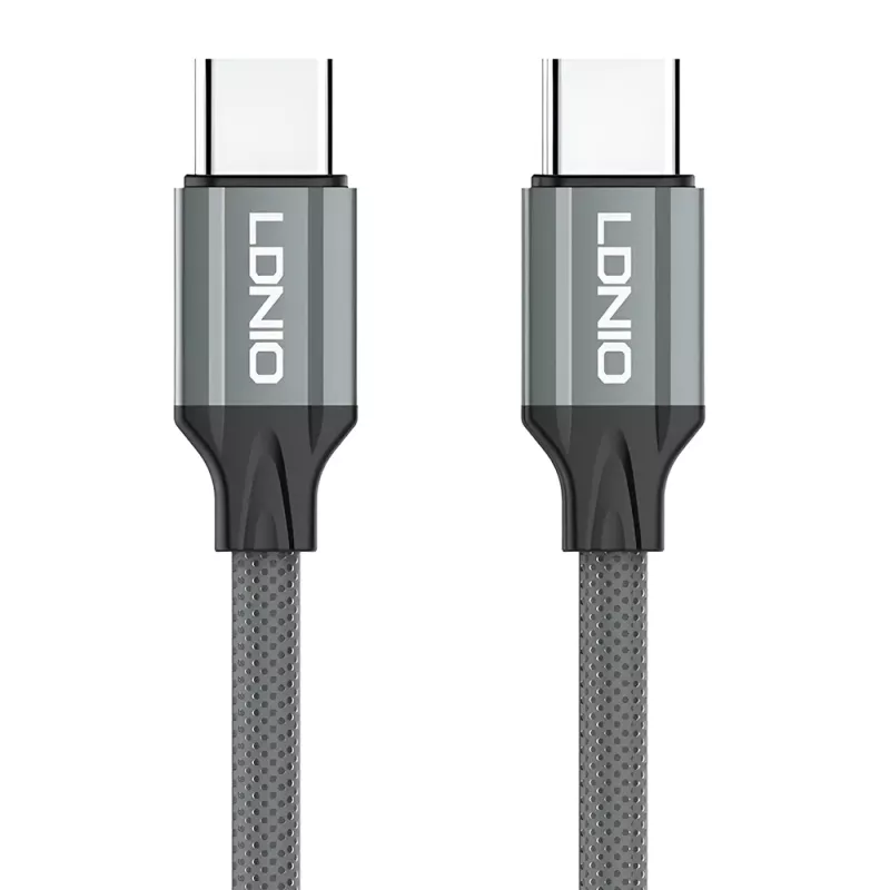 Καλώδιο Φόρτισης USB-C Σε USB-C PD 65W 2m Γκρι LDNIO LC442C